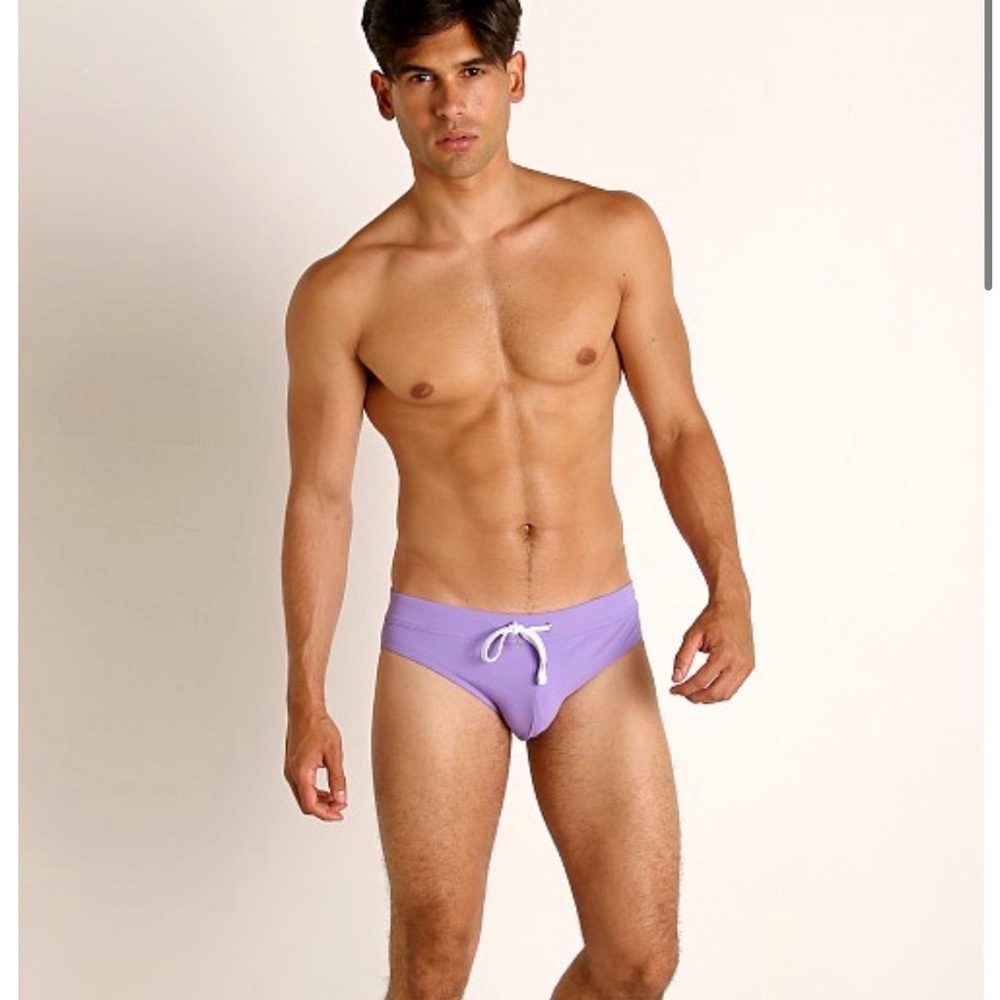 2xist Men's Lavender Swim Briefs - Picture 3 of 6